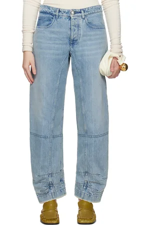 Jil Sander Blue Darted Jeans