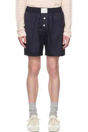 rice nine ten Gray Twill Pajama Shorts