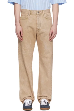 Sunflower Beige Straight Twist Jeans