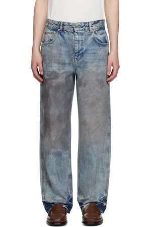 Represent Blue R3 Baggy Denim Jeans