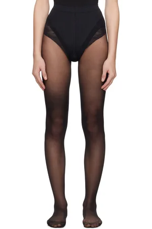 Wolford Black Tummy 20 Control Top Tights