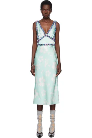 Julie Kegels SSENSE Exclusive Blue Donna Midi Dress