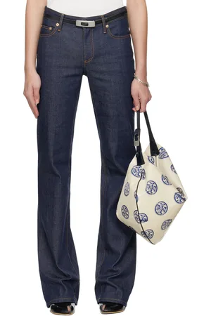 Tory Burch Navy Skinny Leg Jeans