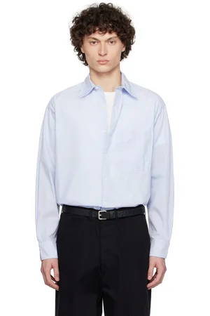 Merz b. Schwanen White & Blue SHIRT04 Shirt