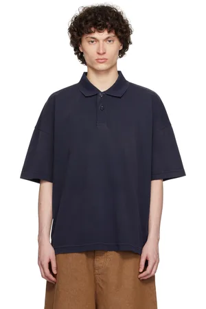 J.W.Anderson Navy Anchor Print Polo