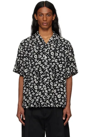 Takahiromiyashita The Soloist Black & Gray Leopard Shirt
