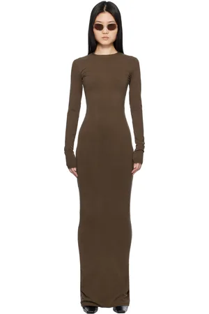 Entire Studios Brown LS Maxi Dress