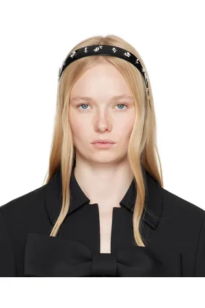 Shushu/Tong Black YVMIN Edition Zircon Floral Headband