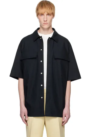 Jil Sander Navy Cotton Shirt
