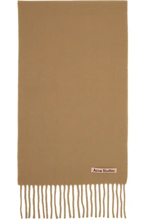 Acne Studios Tan Skinny Scarf