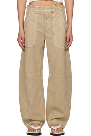 SLVRLAKE Beige Rookie Cargo Pants