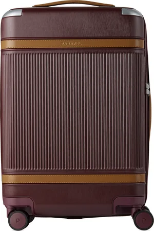 Paravel Red Aviator Carry-On More Suitcase