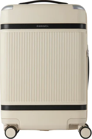 Paravel White Aviator Carry-On More Suitcase