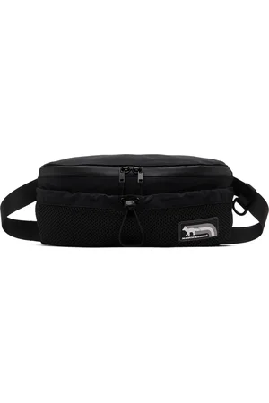 Maison Kitsuné Black Flash Fox Belt Bag