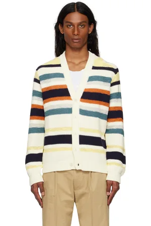 Maison Kitsuné Multicolor Comfort Striped Cardigan