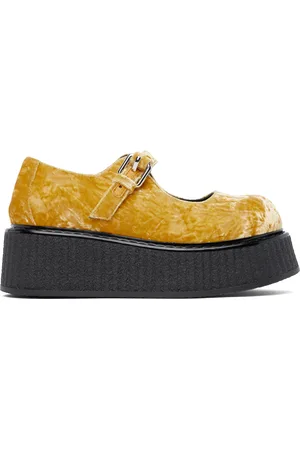 Moschino Yellow Olivia Loafers