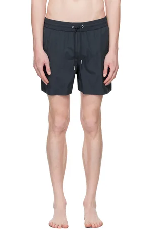 Maison Kitsuné Navy Flash Fox Swim Shorts