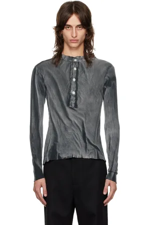 Edward Cuming Black Raw Stack Henley