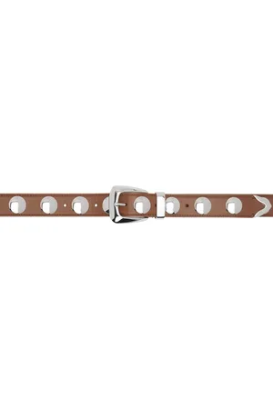 Khaite Tan Benny With Studs Belt