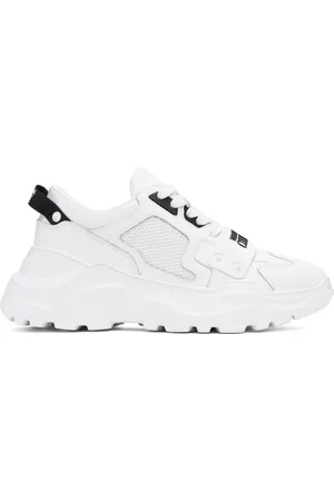 VERSACE White Speedtrack Logo Sneakers