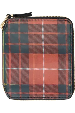Comme des Garçons Red & Green Lenticular Tartan Wallet