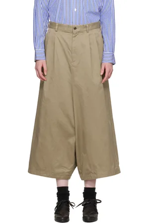 Comme des Garçons Cotton Twill Garment Washed Trousers