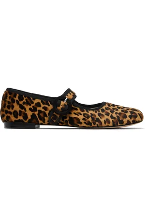 Repetto Brown Georgia Mary Jane Square-Toe Ballerina Flats