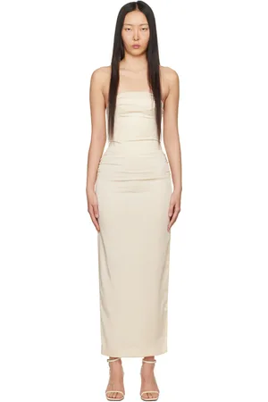 Bec & Bridge Beige Jones Maxi Dress