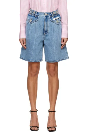 KIMHEKIM Blue Two Pocket Denim Shorts