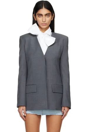 KIMHEKIM Gray Button Blazer