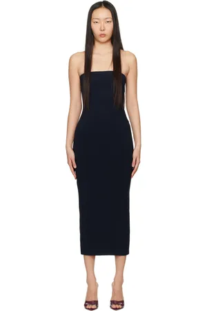 Bec & Bridge Navy Karina Midi Dress