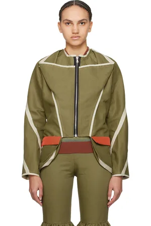 Paula Canovas Del Vas Khaki Arc Jacket