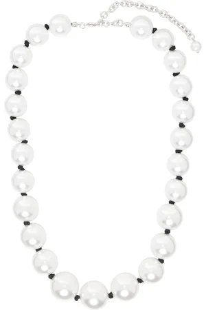 númbering White #9723 Necklace