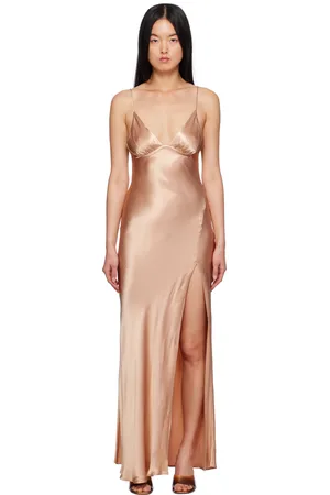 Bec & Bridge Pink Ren Split Maxi Dress