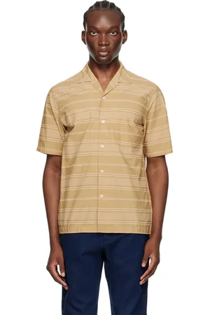 Universal Works Tan Minari Shirt