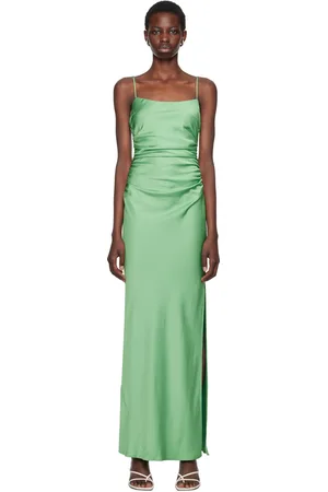 Bec & Bridge Green Emilia Scoop Neck Maxi Dress