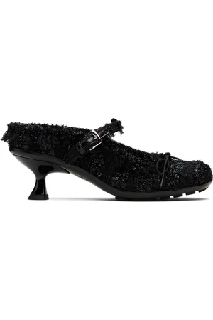 【関税込み】Grip Mule - Simone Rocha - Synthetic - Black Grip canvas mules in black - Simone Rocha | Mytheresa