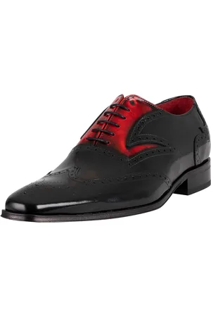 Jeffery West Oxford Polished Leather Shoes