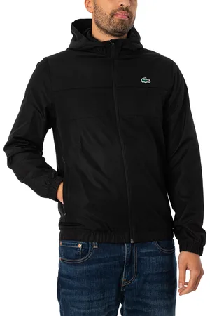 Lacoste Recycled Fiber Zipped Hooded Jacket