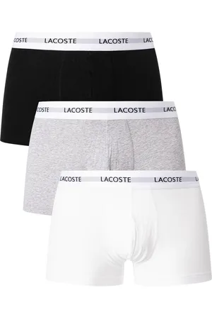 Lacoste 3 Pack Cotton Stretch Trunks