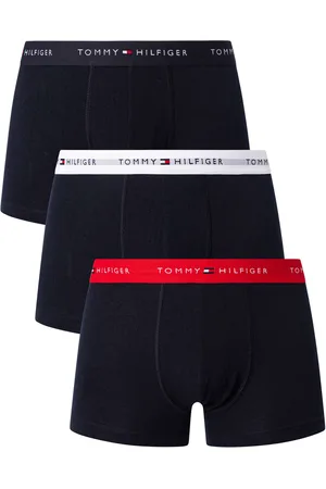 Tommy Hilfiger 3 Pack Signature Cotton Essentials Trunks