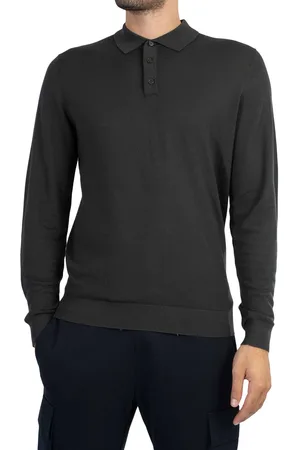 Antony Morato Wool Blend Longsleeved Polo Shirt