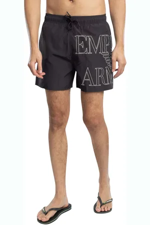 Emporio Armani Logo Graphic Swim Shorts