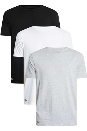 Lacoste 3 Pack Crew Lounge T-Shirts