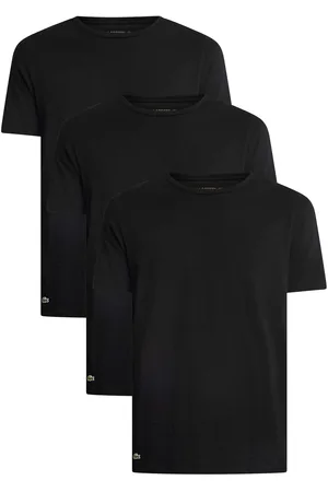 Lacoste 3 Pack Crew Lounge T-Shirts