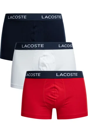 Lacoste 3 Pack Cotton Stretch Trunks