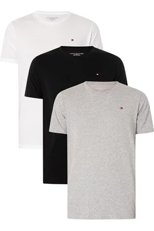 Tommy Hilfiger 3 Pack Signature Cotton Essentials Lounge T-Shirts