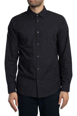 Armani Exchange Logo Pattern Shirt