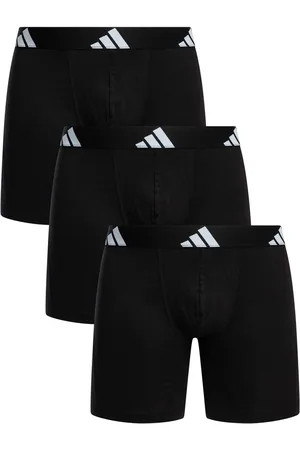 adidas 3 Pack Active Flex Cotton Boxer Briefs