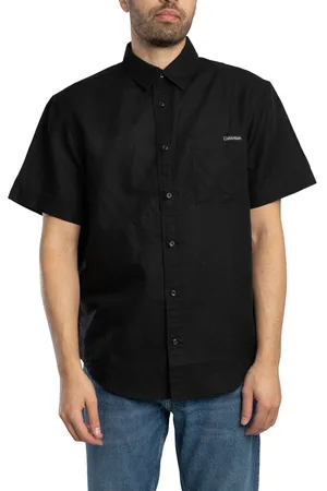 Calvin Klein Linen Cotton Short Sleeved Shirt
